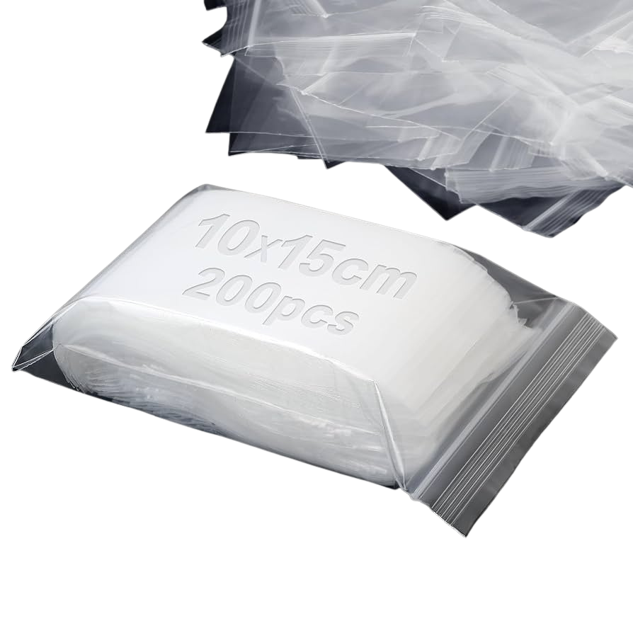 Zip Lock Medium 10x15cm 100pcs/Pack