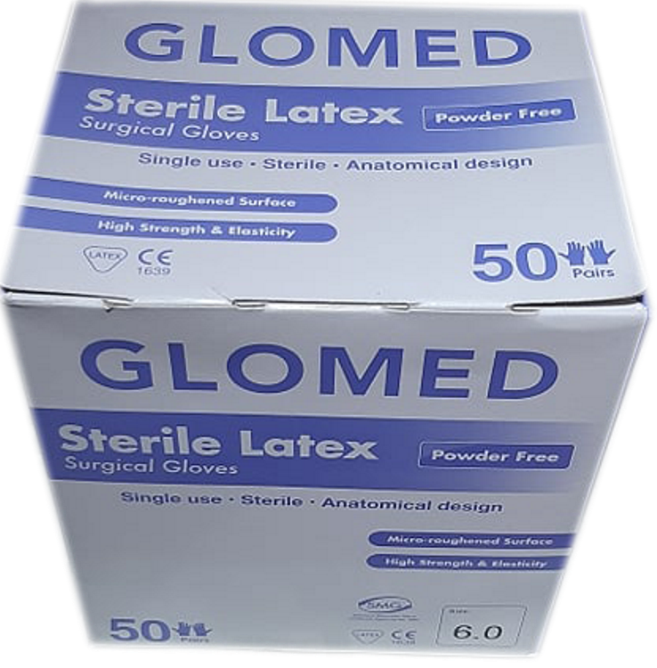 Latex Surgical Gloves 6.0 (5 PAIRS) Sterile Gloves Latex Powder Free