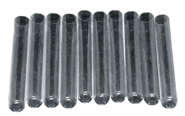 Test Tube 12 x 75mm With Stopper 5 ml Clear Plain (Plastic ) 10 pcs/pack thumb