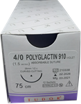 SUTURES POLYGLACTIN  4/0 Cutting 26mm (Tudor)