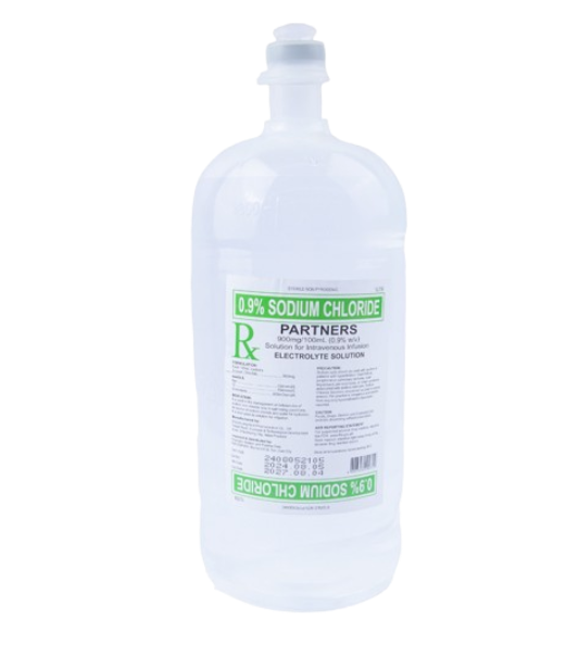 Intravenous Fluid NSS Sodium Chloride 1 Liter