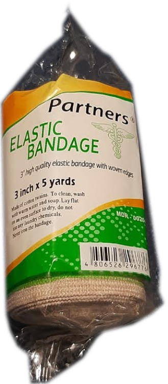 Elastic Bandage Benda (Clip Type) Stretcheable 3 x 5 yards