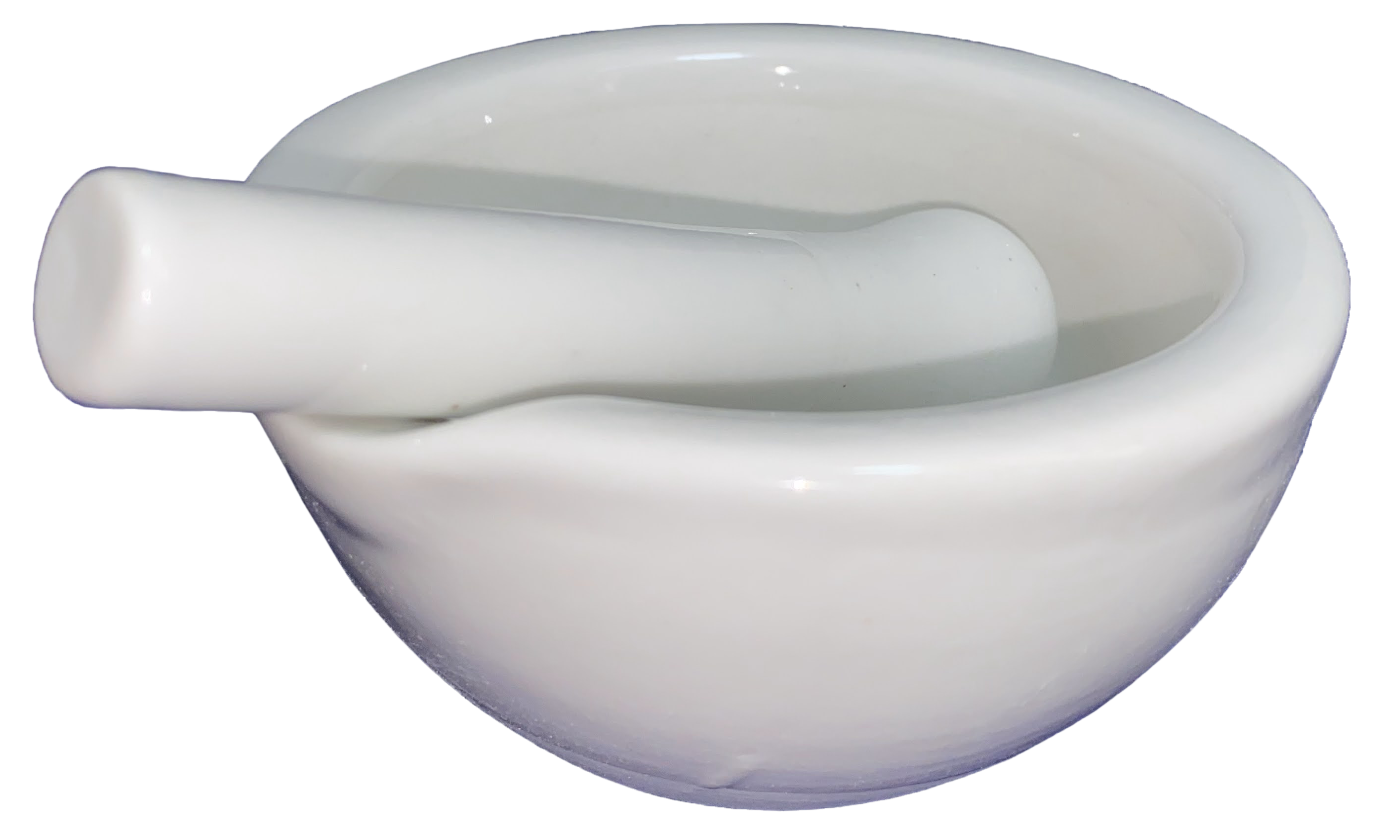 Mortar &amp;amp; Pestle Laboratory Porcelain White Mortar and Pestle for Chemical Laboratory Size: 100mm