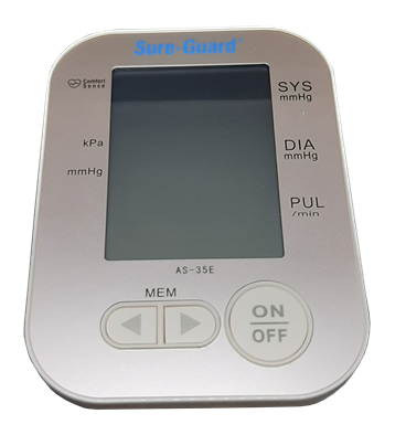 Blood Pressure Digital Monitor Arm type Arm style blood pressure monitor (Sure-Guard)