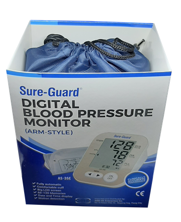 Blood Pressure Digital Monitor Arm type Arm style blood pressure monitor (Sure-Guard) thumb