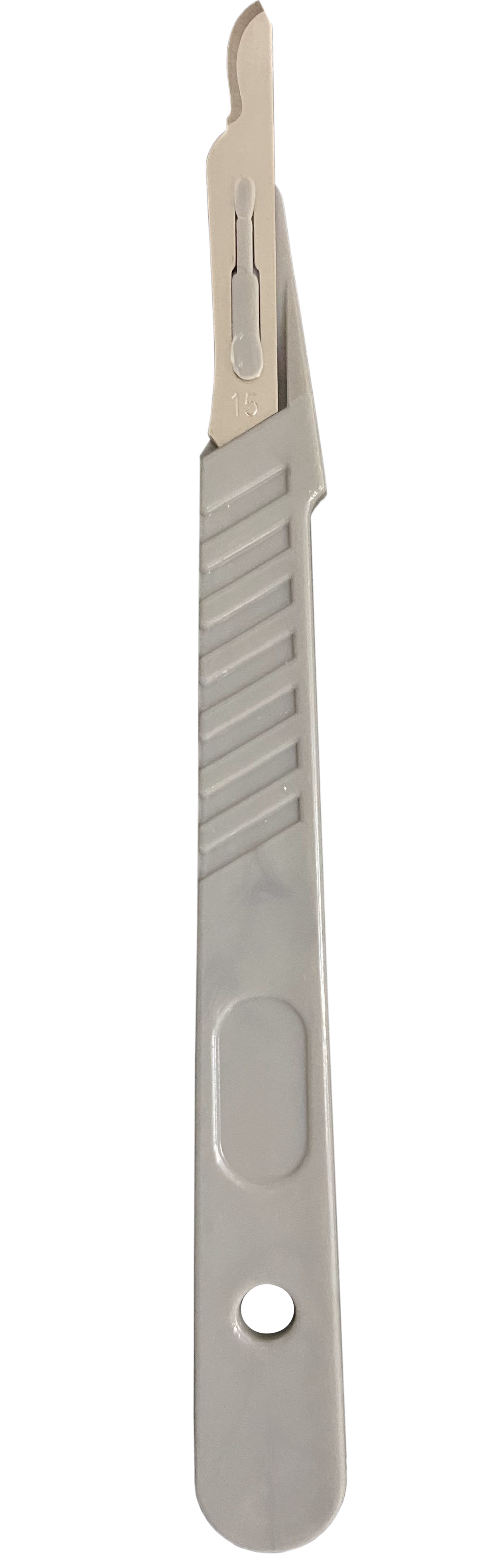 Scalpel Sterile Carbon Steel with Plastic Handle 1pc (Size #:15) Disposable