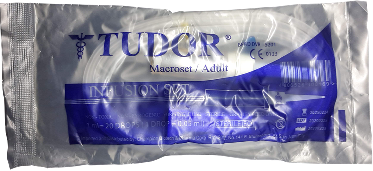 Infusion Set Macro set (Adult)  25pcs/pack