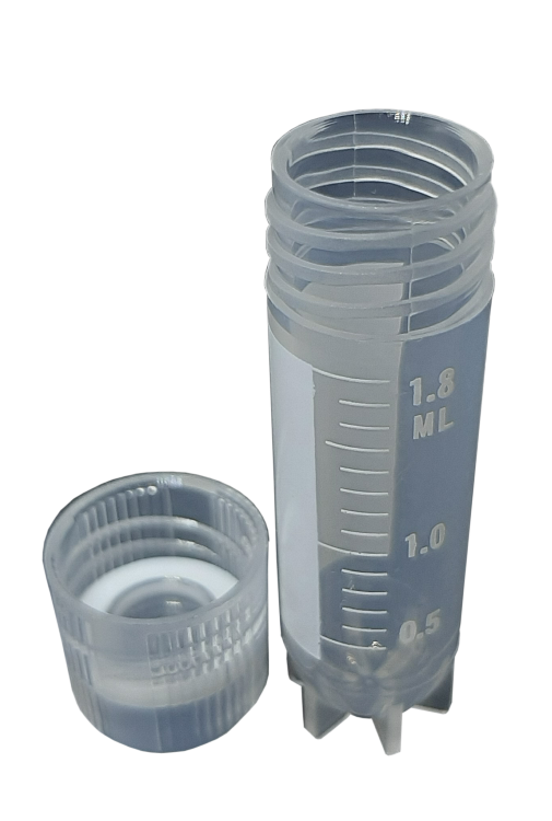 CRYOVIAL TUBE 1.8 ML WITH GASKET PRINTED GRADUATION 100pcs/bag (Winguard) thumb
