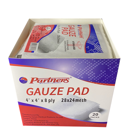 Gauze Pad 4 x 8 x 8 ply Sterile 20Pck/Bx thumb