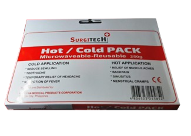 Hot And Cold Gel Pack 250 grams Reusable First Aid Fatigue Relief Pad for Swelling Bruises Surgery (WINGUARD) thumb
