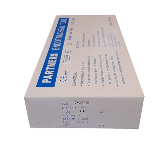 Endotracheal Tube / ET TUBE (Sold per piece)  Fr. 14 / ID 3.5 Uncuffed thumb