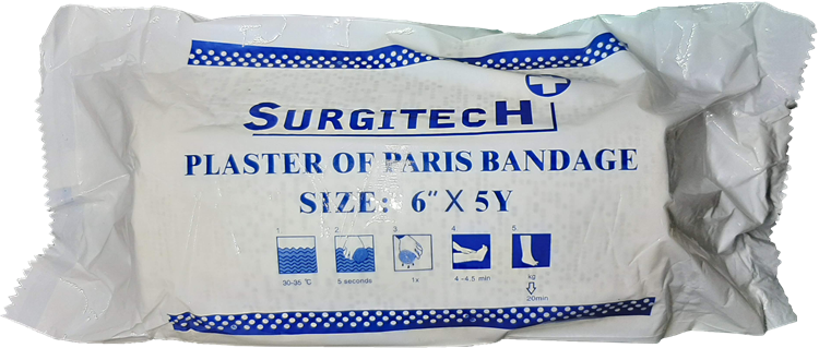Plaster of Paris Bandage POP 6 x 5 yards thumb