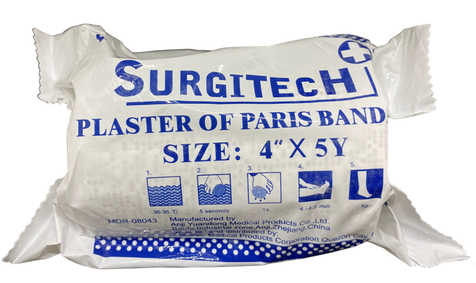 Plaster of Paris Bandage POP 4 x 5 yards thumb