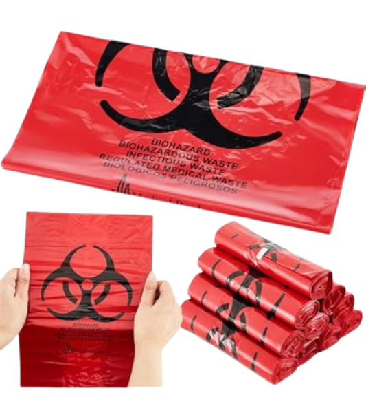 Biohazard Bag 24 in x 16 in Autoclave