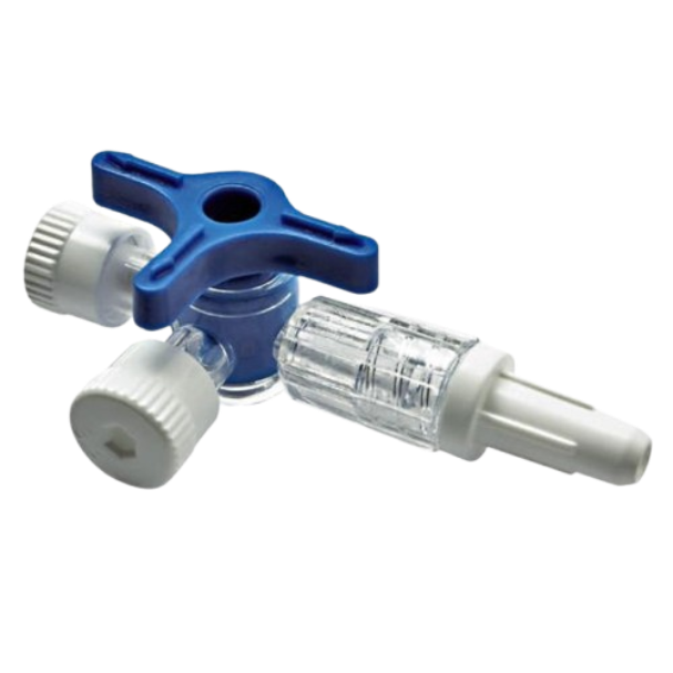 3-way stopcock Sterile male luer lock/lock adapter (Partners)
