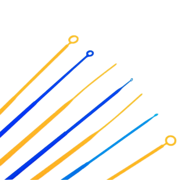 Inoculation Loop Plastic 1+10ul Yellow 10ul Sterile with Needle 10pcs (Winguard)