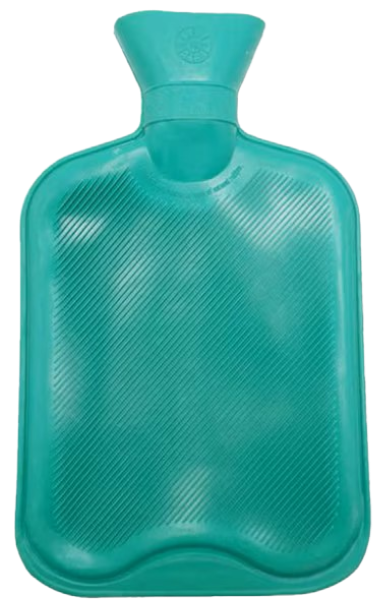 Hot Pack Water Bag Rubber Aid Aches Pain Sports Green 2 Liters