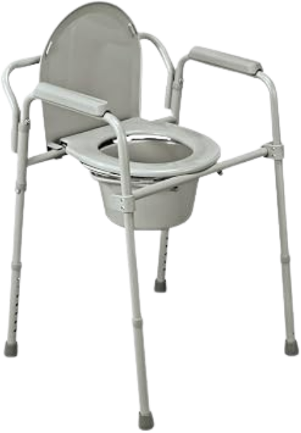 Commode Chair - St Foldable Stainless Heavy Duty