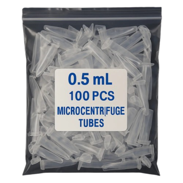 Centrifuge Micro Tube 0.5ml Color White Plastic 1000pcs/pack