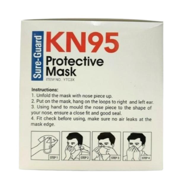 Facemask KN95 protective mask (white) thumb