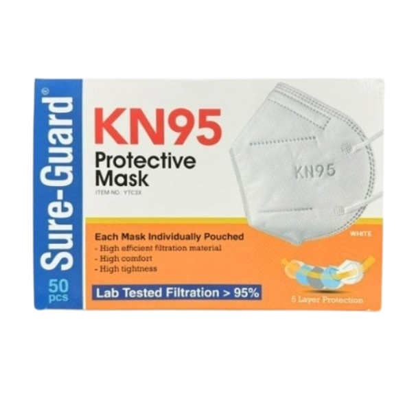 Facemask KN95 protective mask (white) thumb