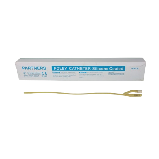 Foley Catheter 2-Way  FR10 SILICONE (Sold per piece)