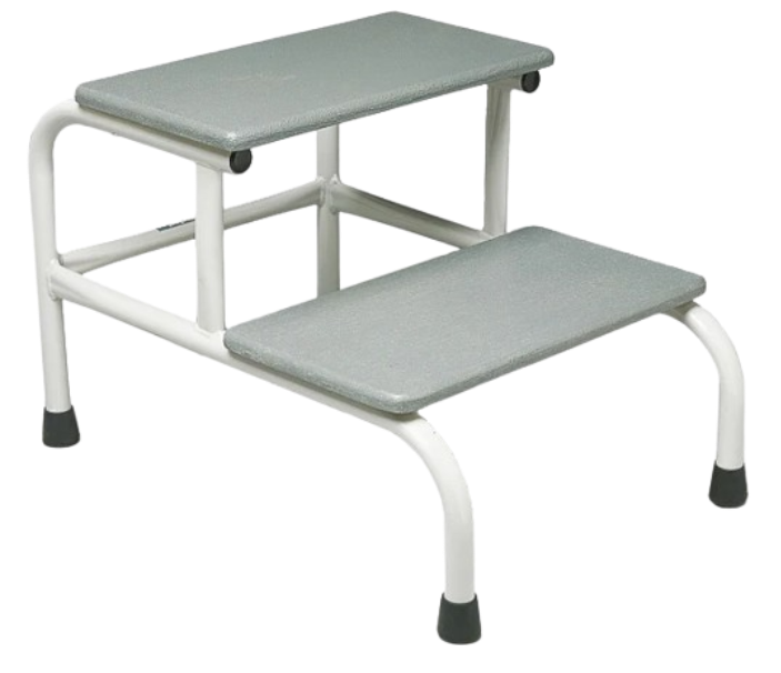 Foot stool 2 step (white) coated