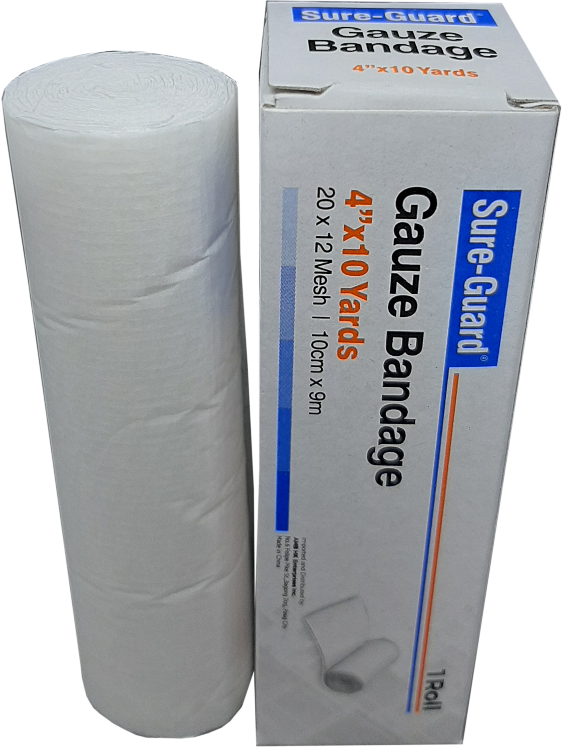 Gauze Bandage  4 x 10 yards per  Roll