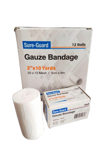 Gauze Bandage 2 x 10 yards per box (12 rolls) 5cm