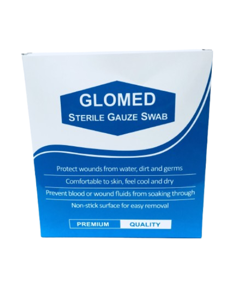 Gauze swab 4 x 4 (8ply) Sterile (Glomed)