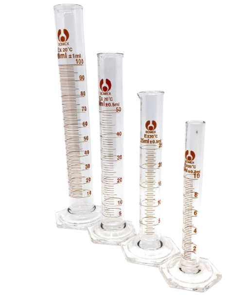 Glass GRADUATED CYLINDER 25ml