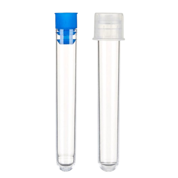 Test Tube 12 x 75mm With Stopper 5 ml Clear (Glass) 10 pcs/pack thumb