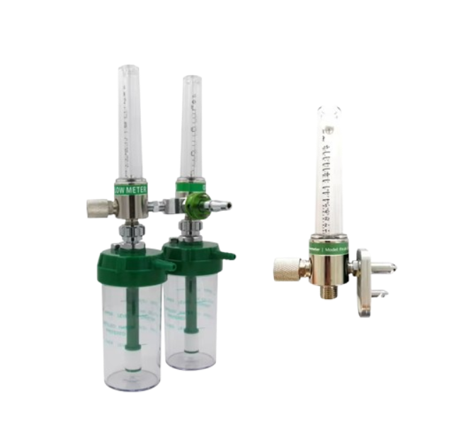 Oxygen regulator wall mounted lovtec hospital flow meter bedside