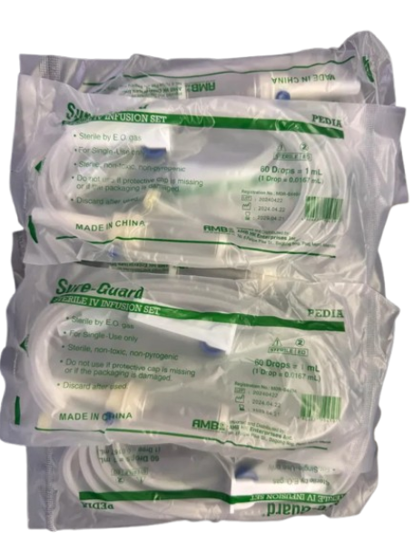 Infusion Set sterile Pedia without needle