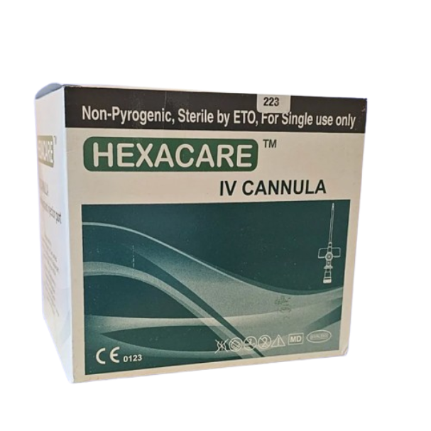 IV Cannula Closed system 20/box G.18 - 100pcs (Hexacare)
