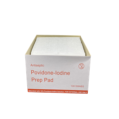 Povidone Iodine Swab / Pads / Wipes (100 Swabs) Surgitech thumb