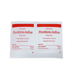 Povidone Iodine Swab / Pads / Wipes (100 Swabs) Partners