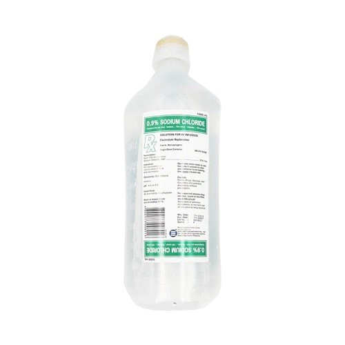Intravenous Fluid NSS Sodium Chloride 1 Liter (Hexacare)