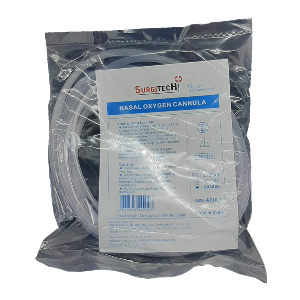Nasal Oxygen Cannula Adult (Surgitech)