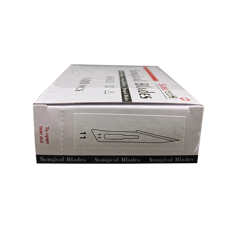 Surgical Blade Carbon Steel Sterile size 11  (SURGITECH) 100 pcs