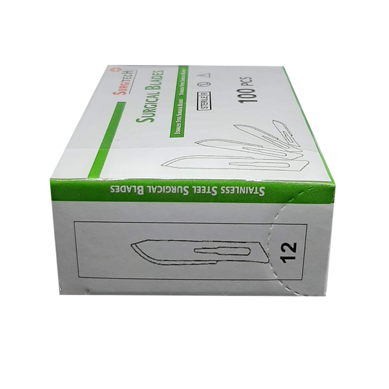 Surgical Blade Carbon Steel Sterile size 12   100 pcs