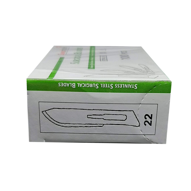 Surgical Blade Stainless Steel Sterile size 21 (SURGITECH) per box (100 pcs)