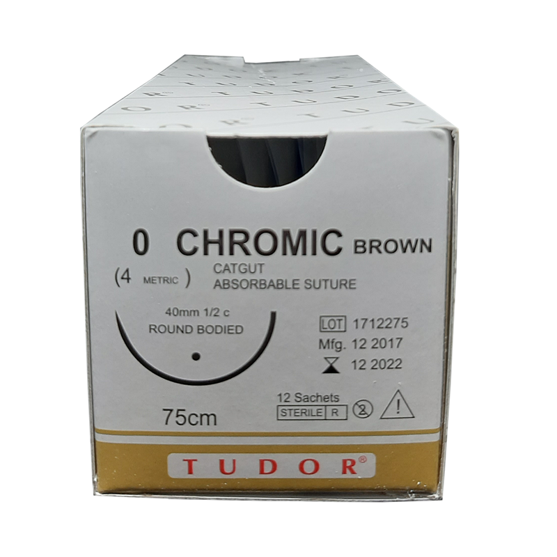 Sutures Chromic Brown round 0 (Tudor)