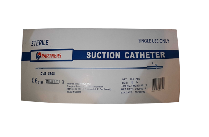 Suction Catheter Fr. 12 (100pcs)