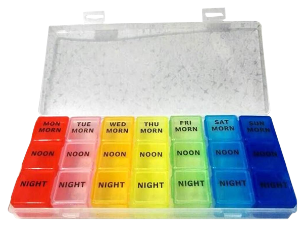 Medicine Storage Box 21 slots