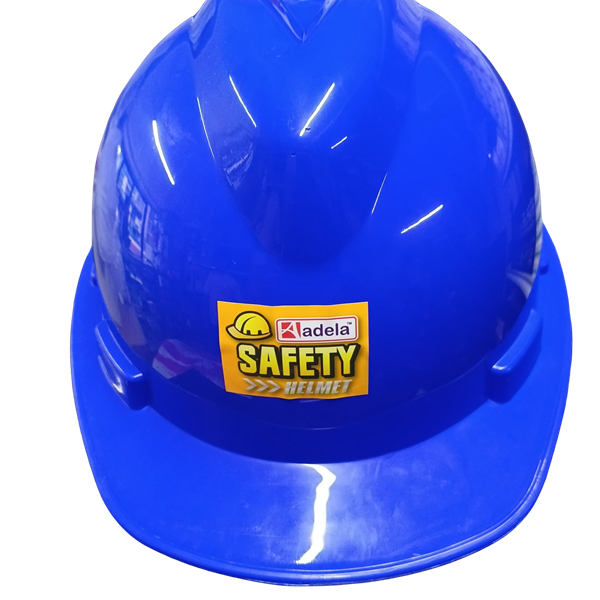 Safety Helmet with straps (blue)