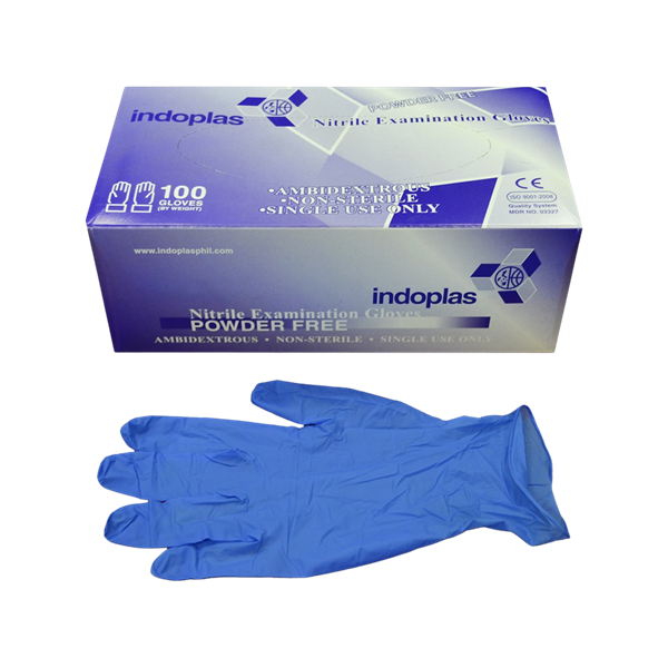 Nitrile Gloves (Large) - Indoplas
