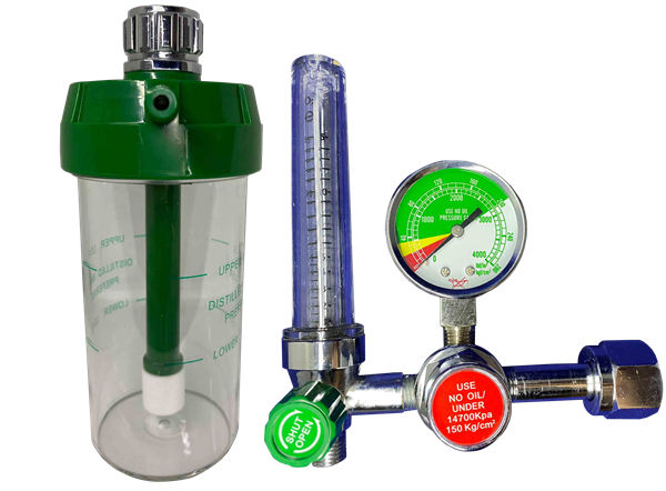 Oxygen Regulator with Accessories Heavy Duty Medical thumb