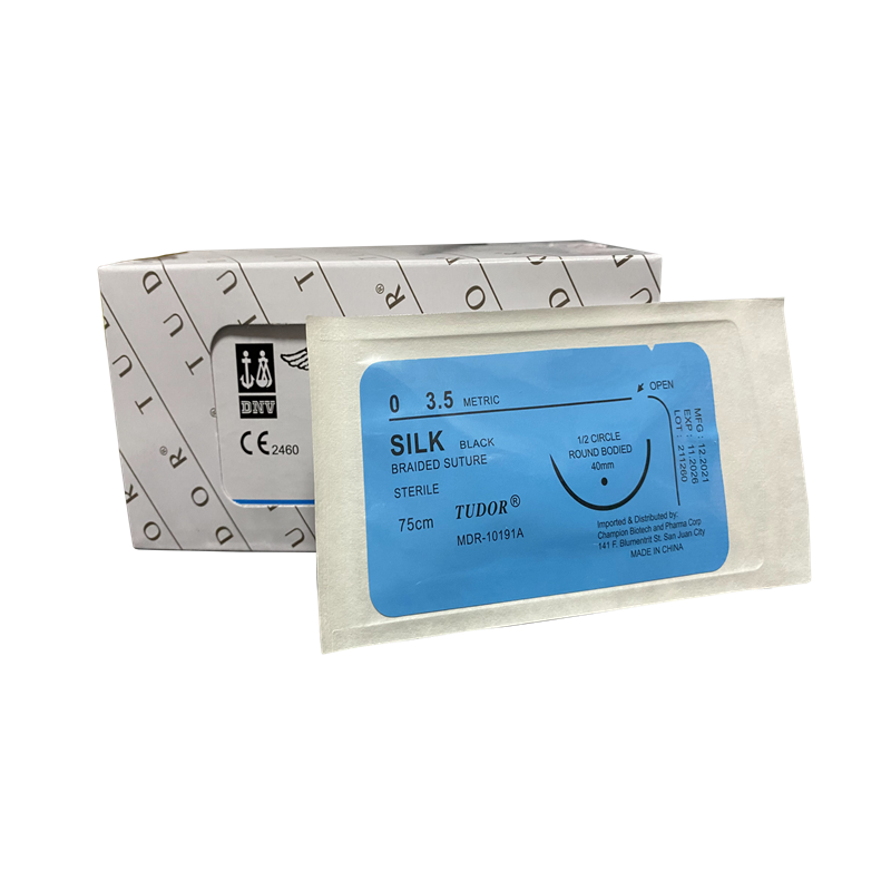 Suture Silk Round 0 12pcs (Tudor)