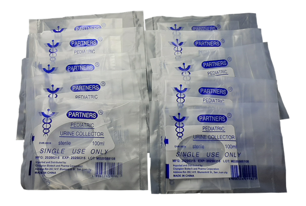 Urine Collector  Pediatric (10 PIECES)